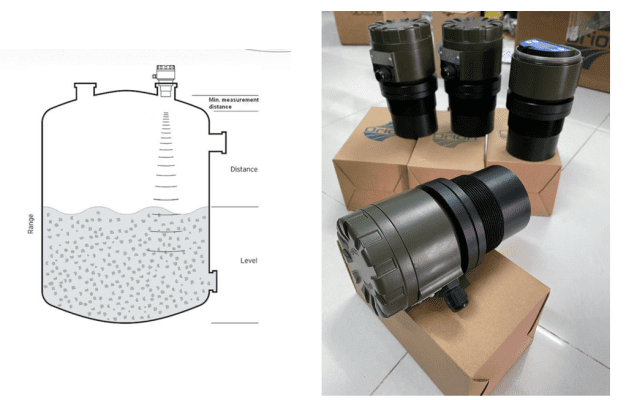 Thiết bị đo siêu âm mực nước