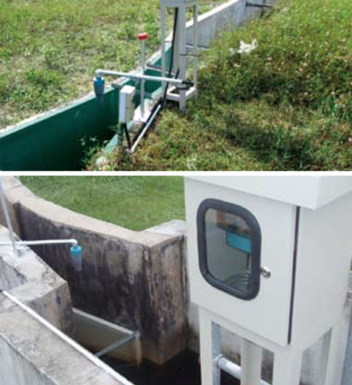 Lắp đặt cảm biến đo mức nước thải 